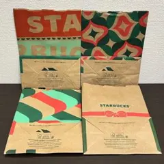 【スタバ】ショッパー4枚　ホリデーver 4種