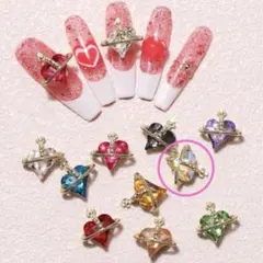 ネイルパーツ 韓国 ハート 土星 ハンドメイド 地雷系 量産系