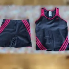 adidas スポーツ用水着 ネイビー/濃いピンクのサムネイル