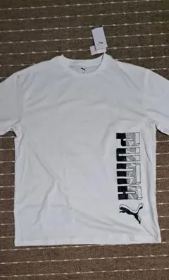 PUMA Tシャツ メンズ ホワイト Lサイズのサムネイル