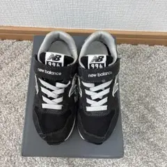 New Balance 996 ブラック　キッズスニーカー　18.5cm