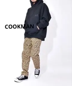 COOKMAN クックマン ウエイターパンツ ユニセックス　レオパード　M