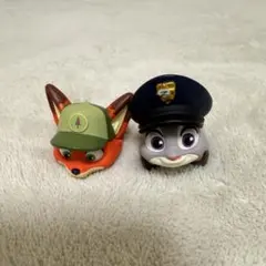 ズートピア ニック・ワイルド & ジュディ・ホップス ファッションリング