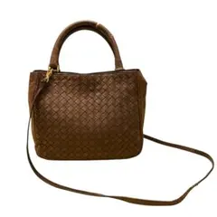 ^*^様 BOTTEGAレザー ショルダーバッグ ハンドバッグ 2way