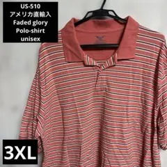 US-510 アメリカ直輸入　Faded glory ポロシャツのサムネイル