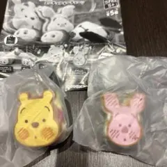 プーさん　ピグレット　Nuiパン ディズニーキャラクター　ミニチュアキーチェーン