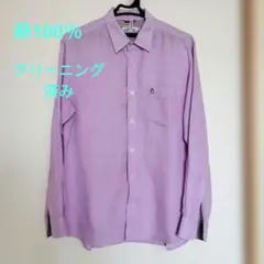 Hush Puppies 長袖シャツ 麻100% 胸ポケットのサムネイル