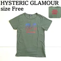 美品★HYSTERIC GLAMOUR Tシャツ カーキ フリー