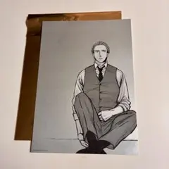 囀る鳥は羽ばたかない ヨネダコウ メタリックイラストカード