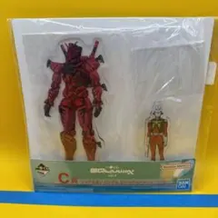 ② 一番くじ ジークアクス　C賞ビジュアルスタンド　シャア赤いガンダム