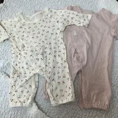 petitmain プティマイン カバーオール 2点セット 50〜70 新生児