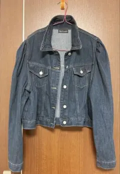 パワショルデニムジャケット+ミニタイトスカート 上下２点セット レディース