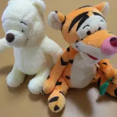 Disney ティガー プーさん ホワイト ぬいぐるみ