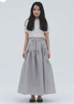 MYNE なぐもふうか　スカート RUFFLE GATHERD SKIRTのサムネイル