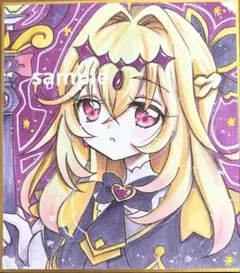 U*o様 キュアアルカナ・シャドウ ファンアート 名探偵プリキュア 手描きアナロ