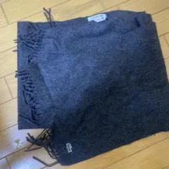 LACOSTE カシミヤ100% グレー マフラー
