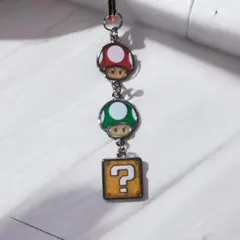 【新品】USJ　ストラップ　スーパーキノコ＆1UPキノコ