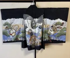 【美品】七五三　着物羽織・羽織紐のみ　鷹柄