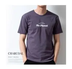 半袖 tシャツ メンズ 綿100 クルーネック Uネック カットソー プリント