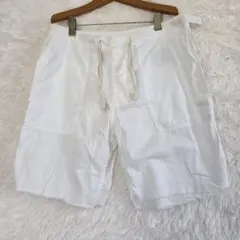 Needles　ホワイト ショートパンツ　リネンのサムネイル
