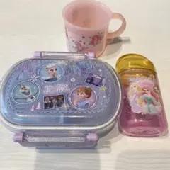 Disney アナと雪の女王 弁当箱 コップ セットのサムネイル