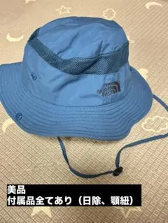 美品　THE NORTH FACE バケットハット 青　KM