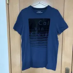 Calvin Klein ネイビー Tシャツ Lサイズ