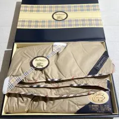 BURBERRY バーバリー 羽毛ひざ掛け ノバチェック ベージュ系 - メルカリ