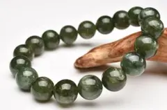 キャッツアイ効果 グリーンアパタイト　11mm　天然石ブレスレット