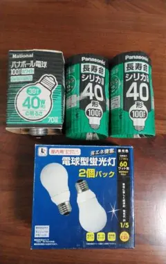 白熱電球 電球型蛍光灯 まとめ売りのサムネイル