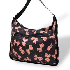 美品 LeSportsac レスポートサック ショルダーバッグ リボン ドット