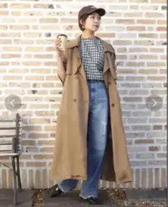 【Ungrid】ルーズトレンチコート　キャメル