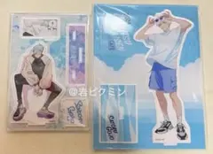 呪術廻戦　五条悟　アクリルスタンドセット　懐玉•玉折カフェ　人気投票描き下ろし