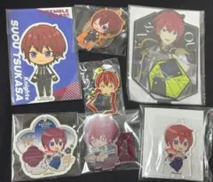あんスタ Knights 朱桜司 テーマスカウト缶バッジ ホワイトブリム