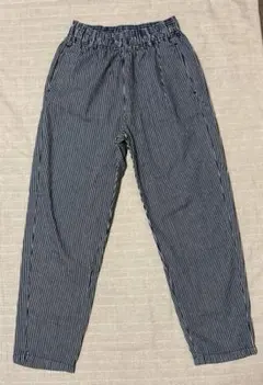 GUシェフパンツ ／ヒッコリーストライプ　S size