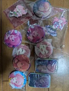 プロセカ　桃井愛莉　グッズまとめ売り　缶バッジ　アクスタ