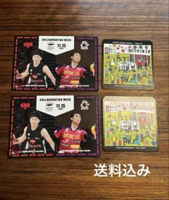 アルバルク東京　東京グレートベアーズ　ポストカード　コースター