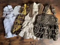 犬服　as knowas de wan ジャンパースカートセット　サイズ３