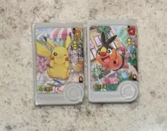 ポケモンフレンダ　ベストタッグ3段　アートピック　ピカチュウ ポカブ 2枚セット