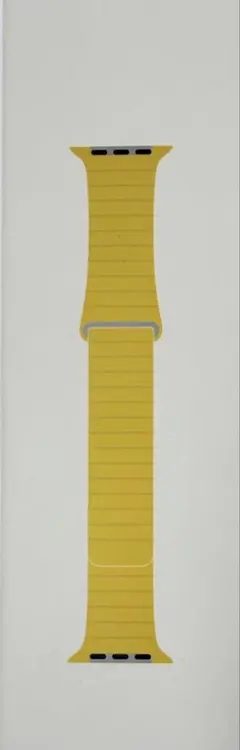 ル*ナ様 Apple 純正 watchバンド44mm マイヤーレモンレザーロープ