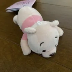 Winnie the Poor　くまのプーさん　寝そべりマスコット さくらver