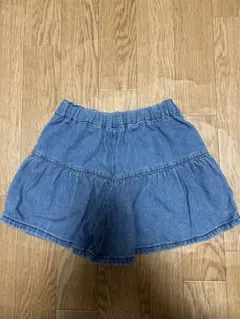 GU スカートパンツ　デニム　110