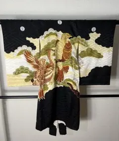 子供着物 子供着物 お宮参り 七五三 祝着 襦袢付 宝尽くしに鷲 CK-7364