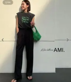 極美品✨newans 春名亜美コラボ ラッフルフリルオールインワン M 黒 newans 春名亜美コラボ ラッフルフリルオールインワン M 黒