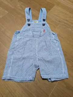 HOT BISCUITS ストライプロンパース 90cm