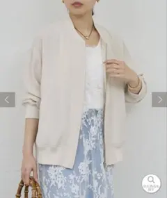 Gallarda Gallante サテンブルゾン ベージュのサムネイル