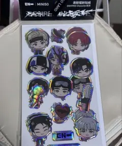 ENHYPEN MINISO 中国 コラボグッズ ステッカー シール