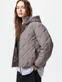 極美品　ユニクロ パフテックパーカ UNIQLO ダウンジャケット　Sのサムネイル