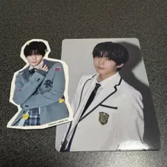 なにわ男子 長尾謙杜 HARDWORK トレカ、ステッカーセット