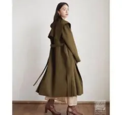 RANDEBOO セーラーウールコート